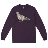 Plum American Dove Long Sleeve Tee - LillyAllenDesigns