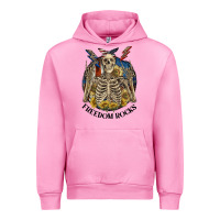 Fuchsia Pink freedom rocks Urban Hoodie - CowGirlArtShop