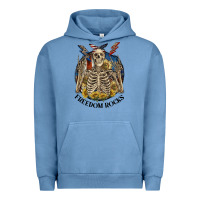 Pigment Pebble Blue freedom rocks Urban Hoodie - CowGirlArtShop