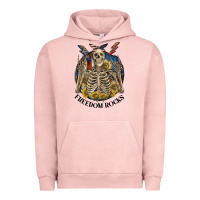 Pigment Salmon freedom rocks Urban Hoodie - CowGirlArtShop