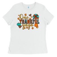 One Thankful Yaya Ladies Tee | Teevron
