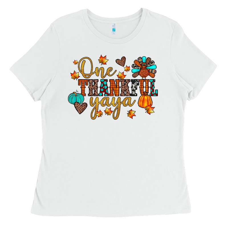 One Thankful Yaya Ladies Tee by JahusDesignShop | Teevron