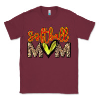 Burgundy softball mom Classic Tee - NancyCooperArtShop