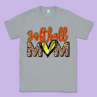 Softball Mom Classic Tee Designed By Nancycooperartshop