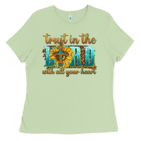 Matcha trust in the lord with all your heart Ladies Tee - texasbilliewilder