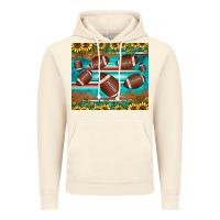 Vintage Artic football turquoise sunflower Vintage Hoodie - JahusDesignShop