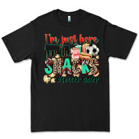 Black i'm just here for the snacks #soccer sister Premium Tee - Zillion Design Studio