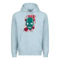 Blue Mist Skull with flowers Premium Hoodie - Bettercallsaul
