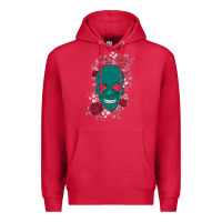 Cardinal Skull with flowers Premium Hoodie - Bettercallsaul