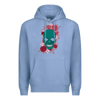 Colony Blue Skull with flowers Premium Hoodie - Bettercallsaul