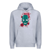 Heather Grey Skull with flowers Premium Hoodie - Bettercallsaul