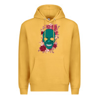 Mustard Skull with flowers Premium Hoodie - Bettercallsaul