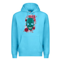 Ocean Blue Skull with flowers Premium Hoodie - Bettercallsaul