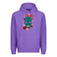 Purple Skull with flowers Premium Hoodie - Bettercallsaul