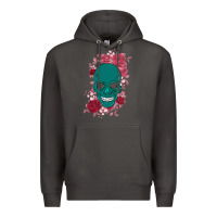 Smoke Skull with flowers Premium Hoodie - Bettercallsaul