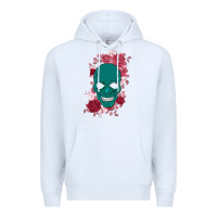 White Skull with flowers Premium Hoodie - Bettercallsaul