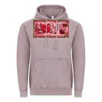 Vintage Zinc Pink Love Kiss Valentine's Day Vintage Hoodie - RanaPortraitStore