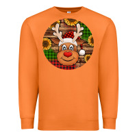 Carrot cute reindeer head Christmas Premium Sweatshirt - Jasminsmagicworld