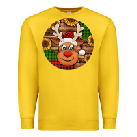 Lemon cute reindeer head Christmas Premium Sweatshirt - Jasminsmagicworld
