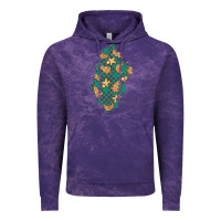 Cloud Purple christmas gingerbread cookies patch Vintage Hoodie - BundleAndBundleShop