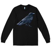 Black American Crow Long Sleeve Tee - LillyAllenDesigns