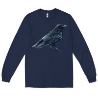 Navy American Crow Long Sleeve Tee - LillyAllenDesigns