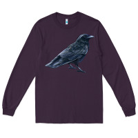 Plum American Crow Long Sleeve Tee - LillyAllenDesigns