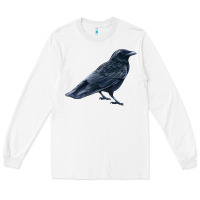 White American Crow Long Sleeve Tee - LillyAllenDesigns