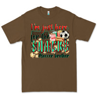 Cacao i'm just here for the snacks #soccer  brother Premium Tee - Zillion Design Studio