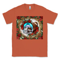 Copper american football helmet and leopard Classic Tee - NancyCooperArtShop