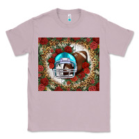 Lilac american football helmet and leopard Classic Tee - NancyCooperArtShop