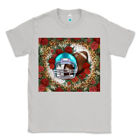 Moon Dust american football helmet and leopard Classic Tee - NancyCooperArtShop