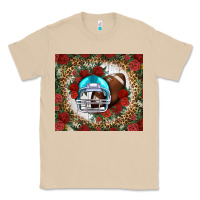 Mushroom american football helmet and leopard Classic Tee - NancyCooperArtShop