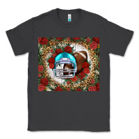 Smoke american football helmet and leopard Classic Tee - NancyCooperArtShop