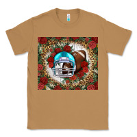 Toasted Coconut american football helmet and leopard Classic Tee - NancyCooperArtShop