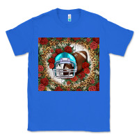 True Royal american football helmet and leopard Classic Tee - NancyCooperArtShop