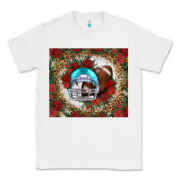 White american football helmet and leopard Classic Tee - NancyCooperArtShop