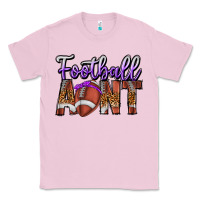 Bubblegum Pink Football Aunt Classic Tee - CowhideDigitalArt