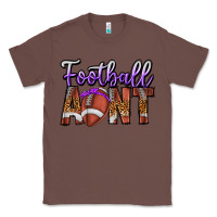 Chestnut Football Aunt Classic Tee - CowhideDigitalArt