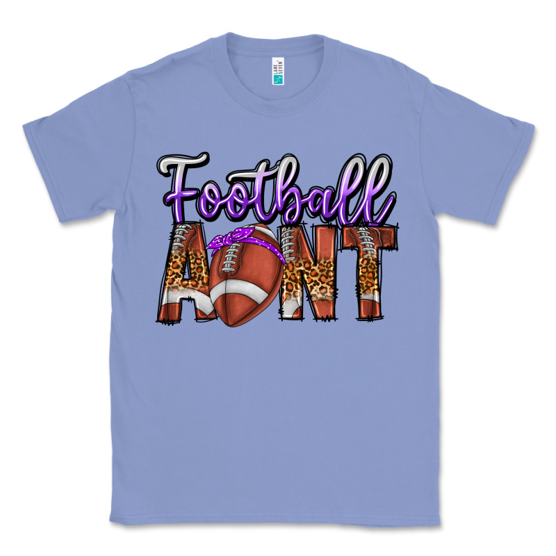 Football Aunt Classic Tee by CowhideDigitalArt | Teevron