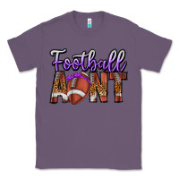 Lavender Football Aunt Classic Tee - CowhideDigitalArt