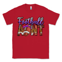 Red Football Aunt Classic Tee - CowhideDigitalArt