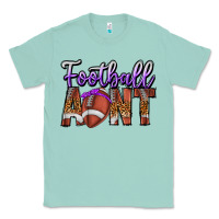 Seafoam Football Aunt Classic Tee - CowhideDigitalArt