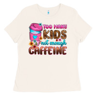 Bone too many kids not enough caffeine Ladies Tee - Zillion Design Studio