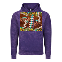 Football Leopard Gemstone Sunflower Vintage Hoodie | Teevron