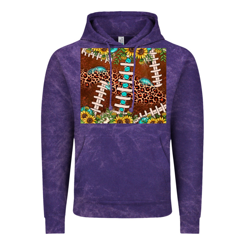 Football Leopard Gemstone Sunflower Vintage Hoodie by JahusDesignShop | Teevron