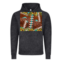 Vintage Black football leopard gemstone sunflower Vintage Hoodie - JahusDesignShop
