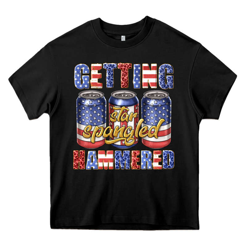Getting Star Spangled Hammared Heavy Core Tee by texasbilliewilder | Teevron