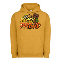 Pigment Peanut Butter black and proud Urban Hoodie - HowdyJamesFarm