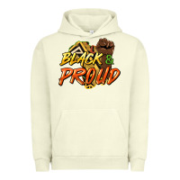 Pigment Pistachio black and proud Urban Hoodie - HowdyJamesFarm